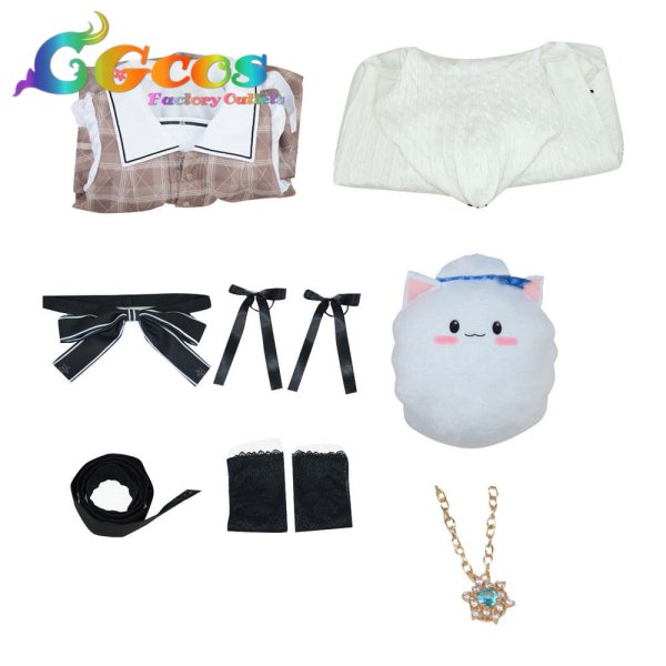 画像4: バーチャルYouTuber VTuber 雪花ラミィ 私服衣装 コスプレ衣装 (4)