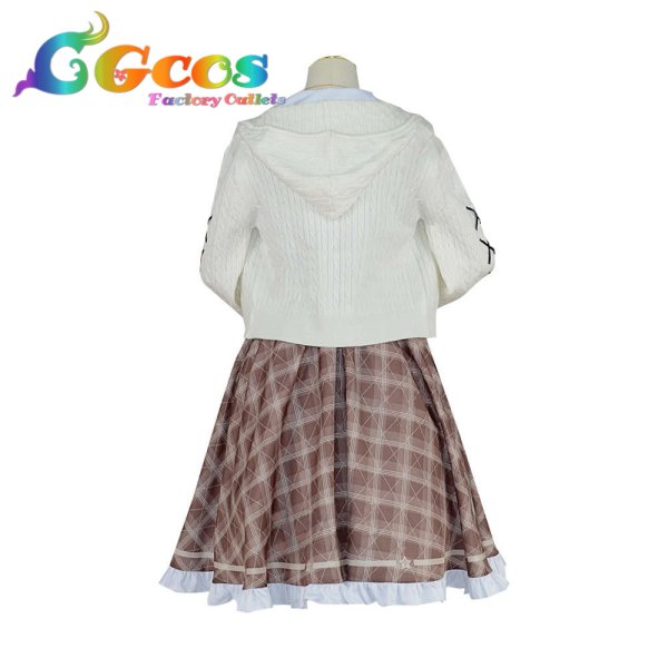 画像5: バーチャルYouTuber VTuber 雪花ラミィ 私服衣装 コスプレ衣装 (5)