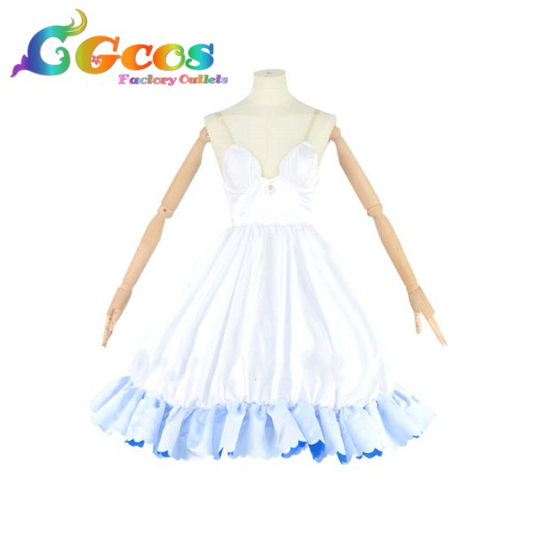 画像4: バーチャルYouTuber VTuber ガウル・グラ がうる・ぐら 花嫁 コスプレ衣装 (4)