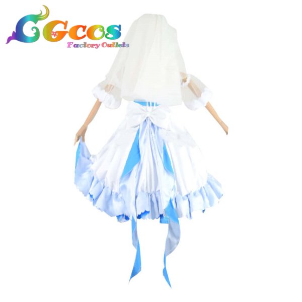 画像3: バーチャルYouTuber VTuber ガウル・グラ がうる・ぐら 花嫁 コスプレ衣装 (3)