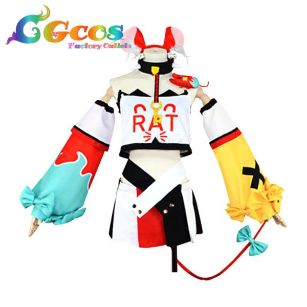 画像1: バーチャルYouTuber Vtuber Hakos Baelz(ハコス・ベールズ) コスプレ衣装 (1)