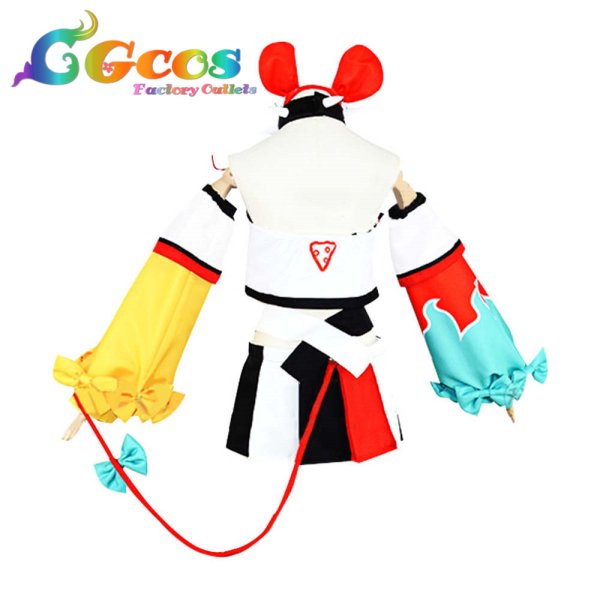 画像3: バーチャルYouTuber Vtuber Hakos Baelz(ハコス・ベールズ) コスプレ衣装 (3)