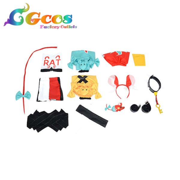 画像5: バーチャルYouTuber Vtuber Hakos Baelz(ハコス・ベールズ) コスプレ衣装 (5)