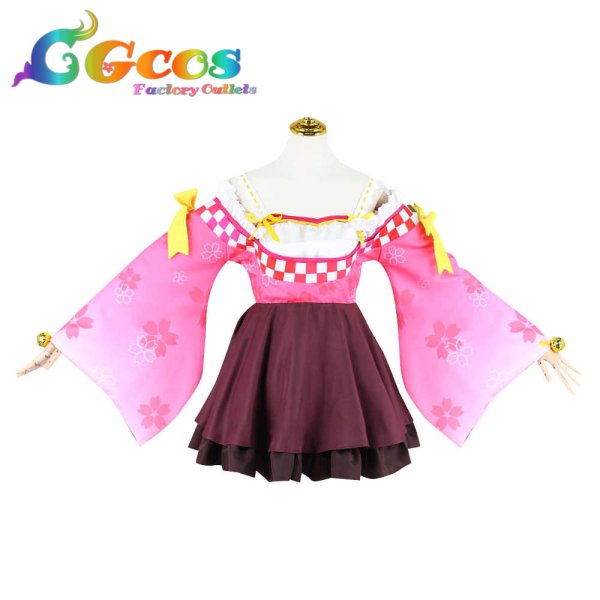 画像3: バーチャルYouTuber Vtuber さくらみこ コラボカフェ 1日店長 コスプレ衣装 (3)