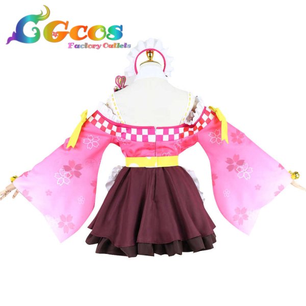 画像4: バーチャルYouTuber Vtuber さくらみこ コラボカフェ 1日店長 コスプレ衣装 (4)