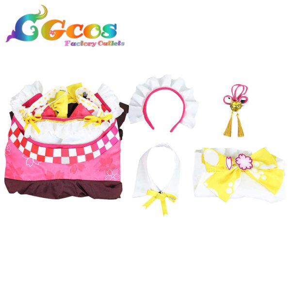 画像5: バーチャルYouTuber Vtuber さくらみこ コラボカフェ 1日店長 コスプレ衣装 (5)