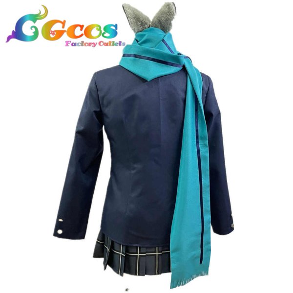 画像3: ブルーアーカイブ 砂狼シロコ コスプレ衣装 (3)