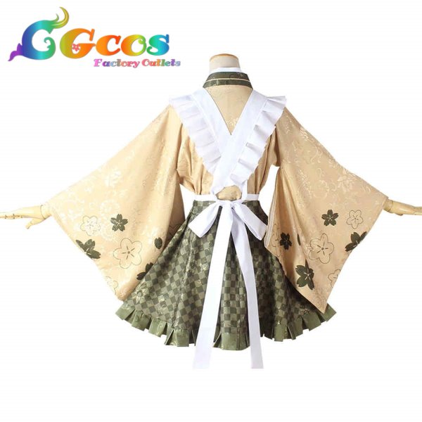 画像3: プロジェクトセカイ カラフルステージ! feat. 初音ミク カフェコラボ 東雲絵名 コスプレ衣装 (3)