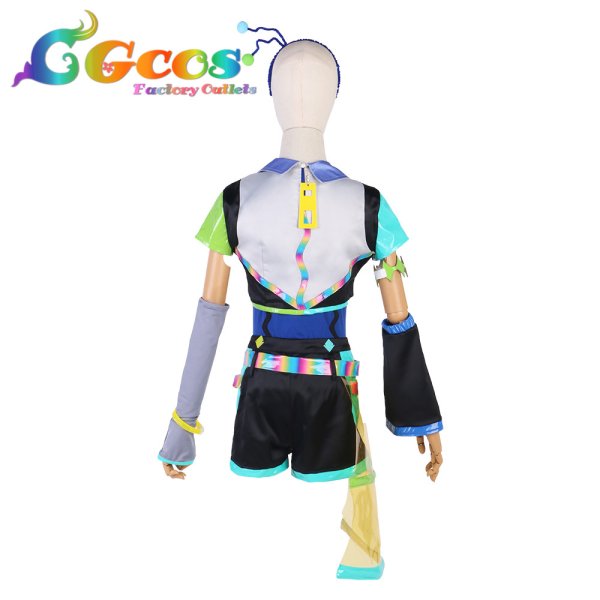 画像3: ラブライブ!スーパースター!! Liella! 若菜四季 ビタミンSUMMER! Vitamin SUMMER コスプレ衣装 (3)