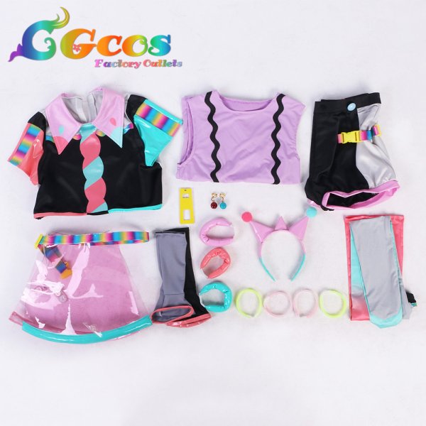 画像4: ラブライブ!スーパースター!! Liella! 嵐千砂都 ビタミンSUMMER! Vitamin SUMMER コスプレ衣装 (4)