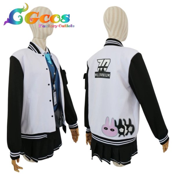 画像3: ブルーアーカイブ 各務チヒロ コスプレ衣装 (3)