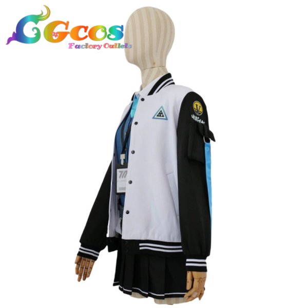 画像5: ブルーアーカイブ 各務チヒロ コスプレ衣装 (5)