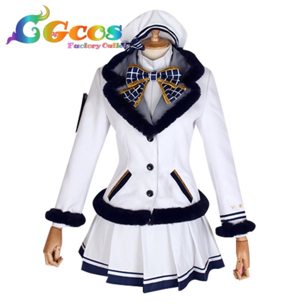 画像4: ラブライブ! サンシャイン!! Aqours　松浦果南SSR　クリスマス編Part2　覚醒前　コスプレ衣装 (4)