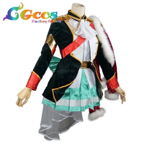 画像2: 少女☆歌劇 レヴュースタァライト 露崎まひる レヴュー服 コスプレ衣装 (2)