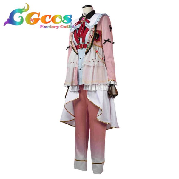 画像2: あんさんぶるスターズ! 仁兎なずな 礼瀬マヨイ 影片みか 鳴上嵐 バツ×バッテン衣装 コスプレ衣装 (2)