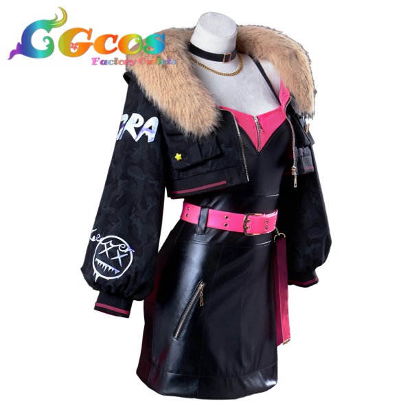 画像2: プロジェクトセカイ カラフルステージ！ feat. 初音ミク　小豆沢こはね　I'm a catch!!　ドキドキする世界　コスプレ衣装 (2)