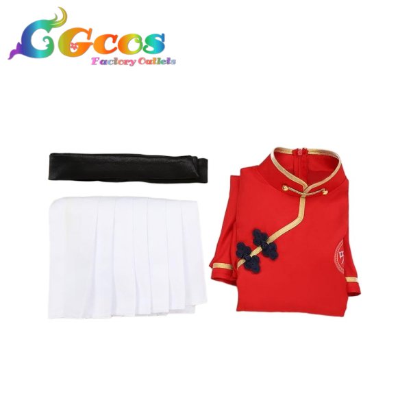 画像4: ブルーアーカイブ　朱城ルミ　幼女　コスプレ衣装 (4)