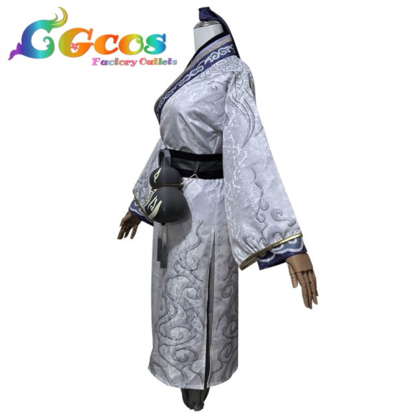 画像2: IdentityV 第五人格　白黒無常(謝必安)　陰陽司公　コスプレ衣装 (2)