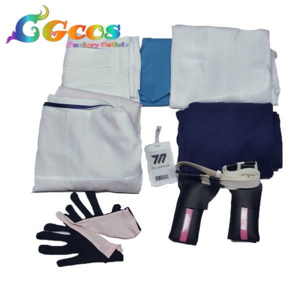 画像4: ブルーアーカイブ　白石ウタハ　コスプレ衣装 (4)