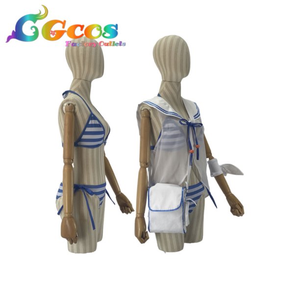 画像2: ブルーアーカイブ　和楽チセ　水着　コスプレ衣装 (2)