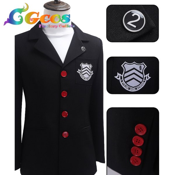 画像5: ペルソナ5 雨宮蓮 コスプレ衣装 (5)