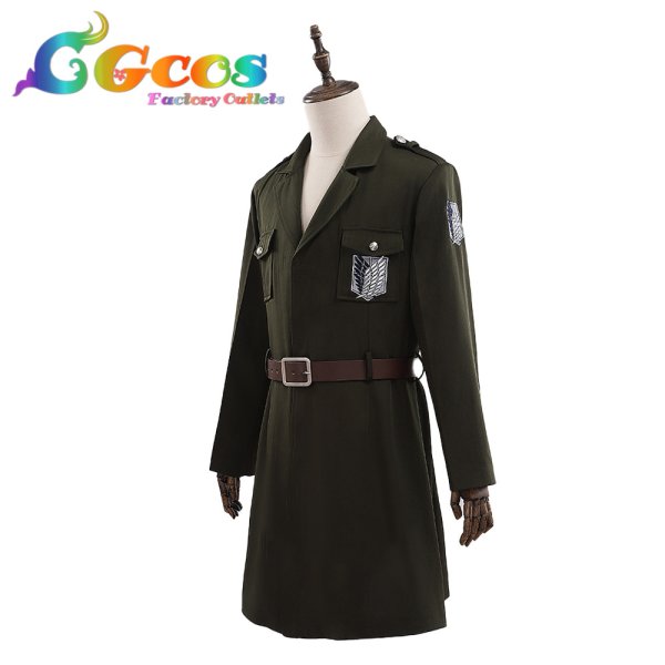 画像2: 進撃の巨人 リヴァイ コスプレ衣装 (2)