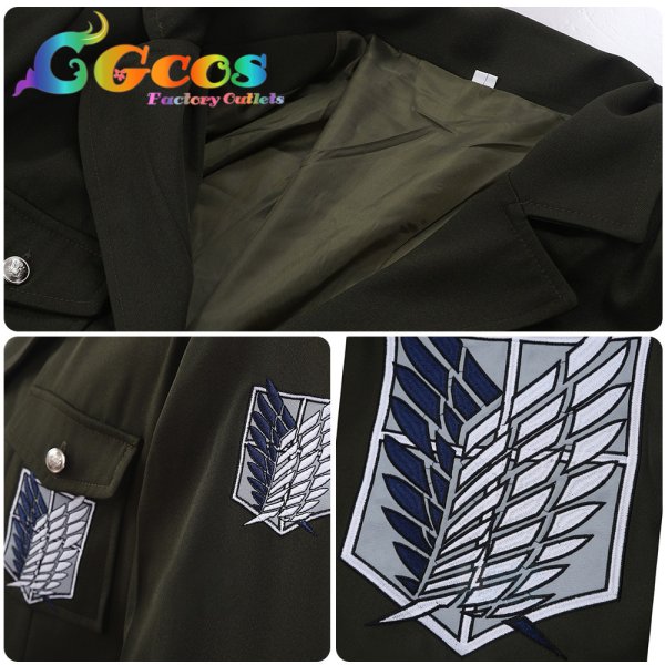 画像4: 進撃の巨人 リヴァイ コスプレ衣装 (4)