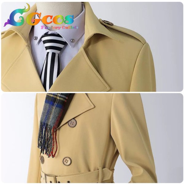 画像4: ペルソナ5 明智吾郎 制服・冬 コートのみ コスプレ衣装 (4)