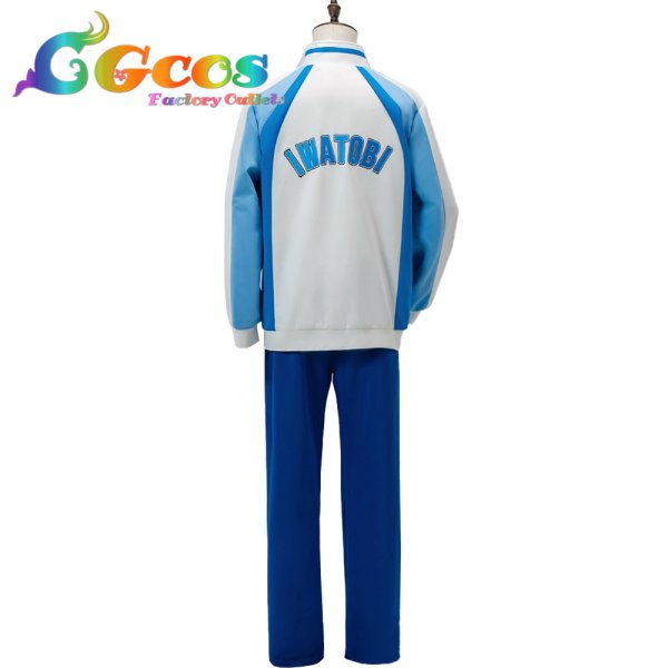 画像2: Free! 岩鳶高校 ジャージ 七瀬遙 コスプレ衣装 (2)