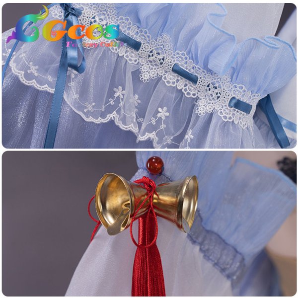 画像4: 原神(げんしん) 甘雨(かんう) コスプレ衣装 (4)