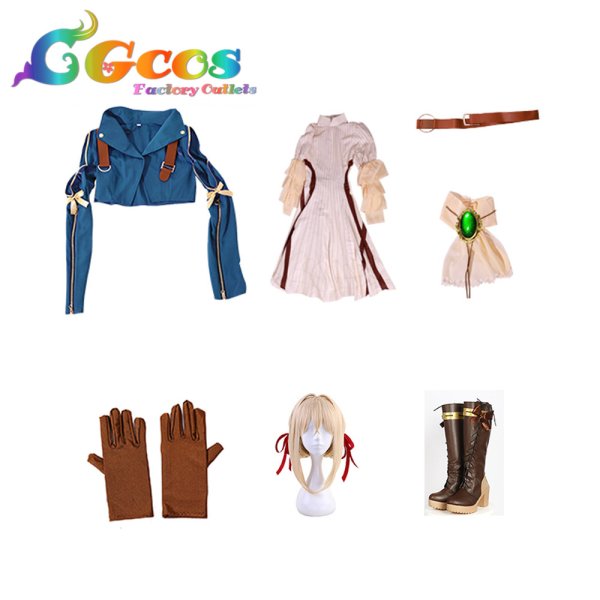 画像3: ヴァイオレット・エヴァーガーデン ヴァイオレット・エヴァーガーデン コスプレ衣装 (3)