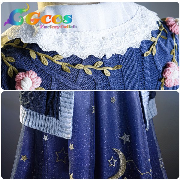 画像6: IdentityV 第五人格 心眼(ヘレナ?アダムス) 星を灯す少女 コスプレ衣装 (6)