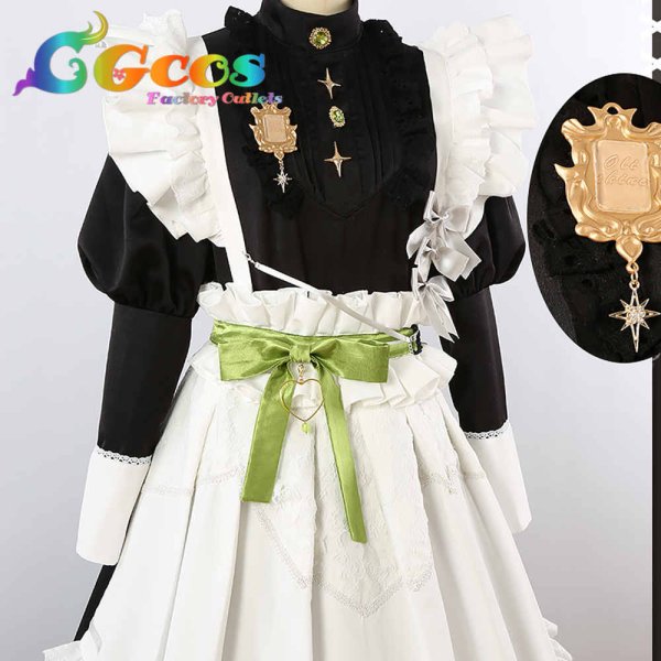 画像3: NU:カーニバル オリビン あめとムチ?おりぴょん メイド コスプレ衣装 (3)