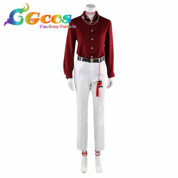 画像4: バーチャルYouTuber VTuber ヴォックス・アクマ (Vox Akuma) 通常 コスプレ衣装 (4)