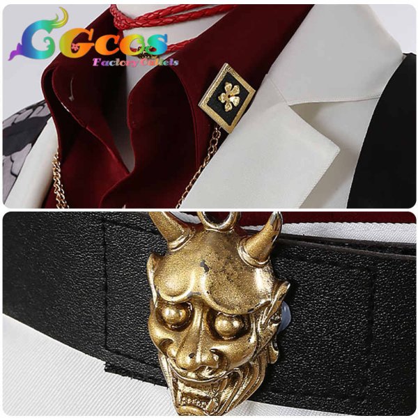 画像5: バーチャルYouTuber VTuber ヴォックス・アクマ (Vox Akuma) 通常 コスプレ衣装 (5)