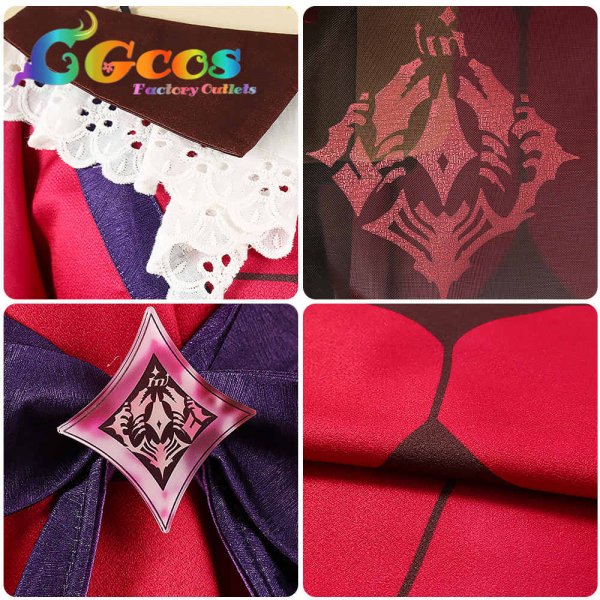 画像5: バーチャルYouTuber VTuber 壱百満天原サロメ コスプレ衣装 (5)