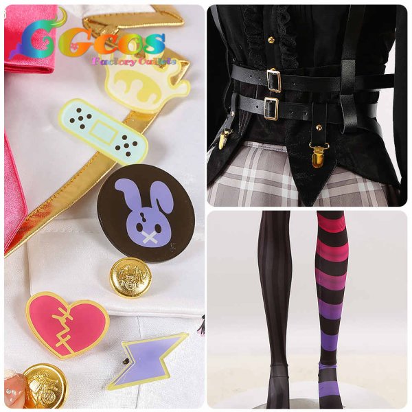 画像4: バーチャルYouTuber VTuber マリア マリオネット(Maria Marionette ) 通常 コスプレ衣装 (4)