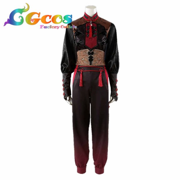 画像2: バーチャルYouTuber VTuber 葛葉(くずは) チャイナ服 コスプレ衣装 (2)