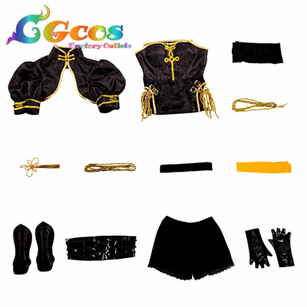 画像4: NARAKA: BLADEPOINT 紅夜 コスプレ衣装 (4)