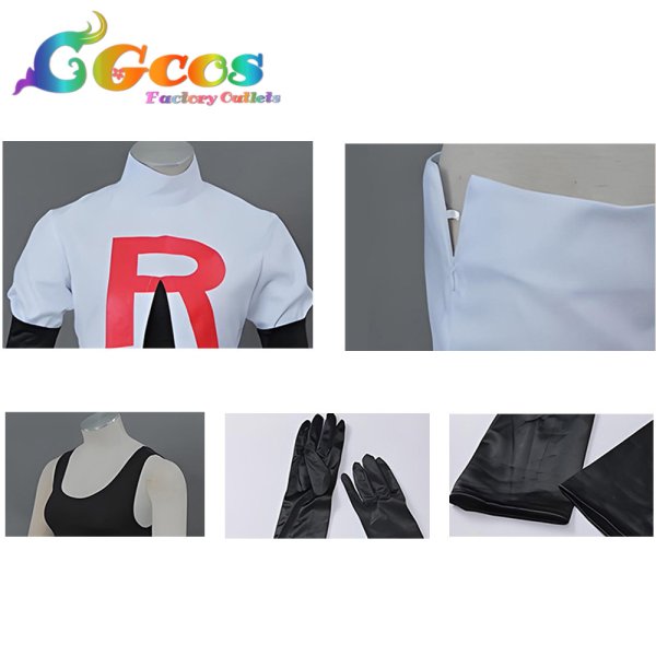 画像5: ポケットモンスター ムサシ コジロウ コスプレ衣装 (5)