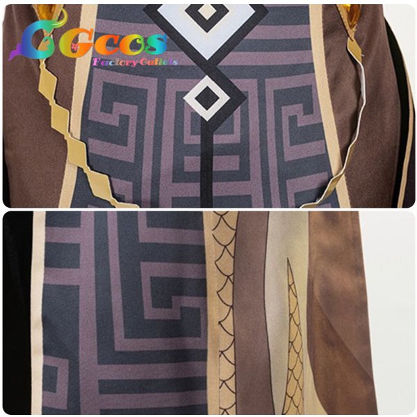 画像3: 原神(げんしん) 鍾離(ショウリ) コスプレ衣装 (3)