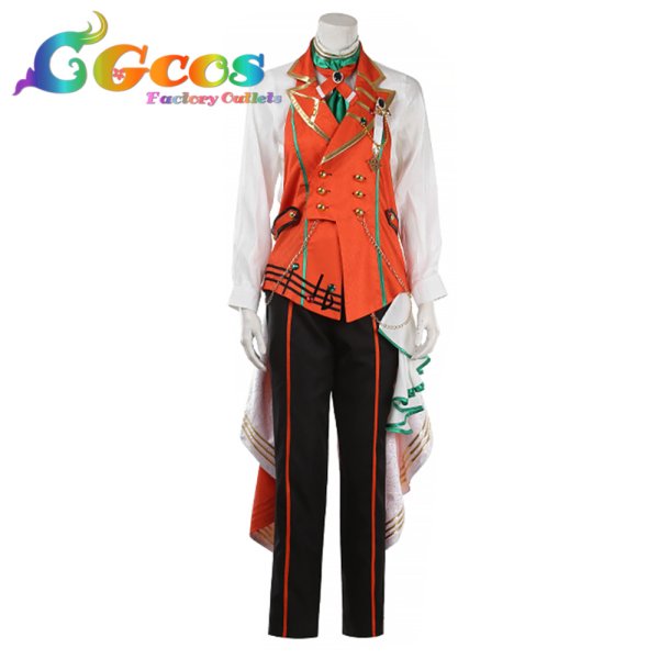 画像8: あんさんぶるスターズ! 月永レオ カラフルメロディ コスプレ衣装 (8)