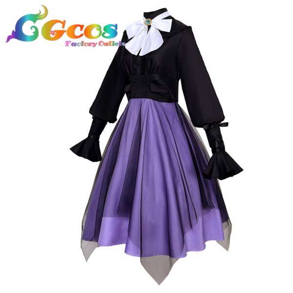 画像3: プロジェクトセカイ カラフルステージ! feat. 初音ミク 劇場版 壊れたセカイと歌えないミク 朝比奈まふゆ コスプレ衣装 (3)