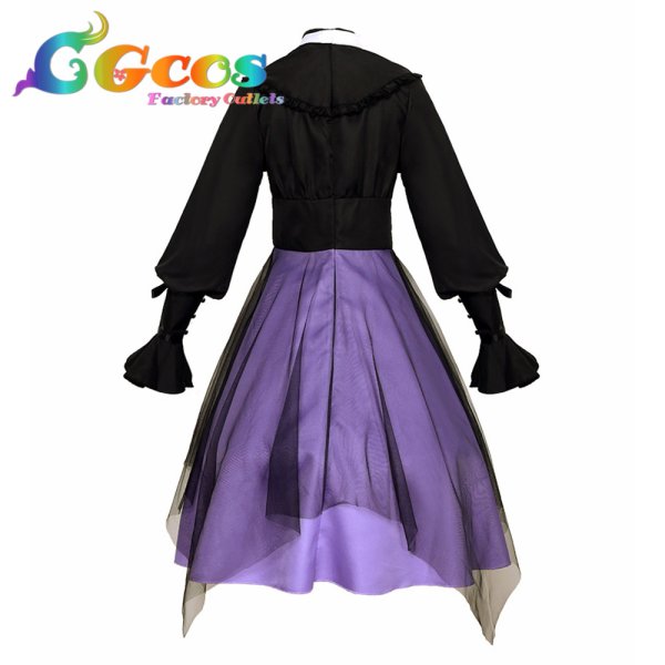 画像4: プロジェクトセカイ カラフルステージ! feat. 初音ミク 劇場版 壊れたセカイと歌えないミク 朝比奈まふゆ コスプレ衣装 (4)