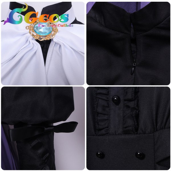 画像5: プロジェクトセカイ カラフルステージ! feat. 初音ミク 劇場版 壊れたセカイと歌えないミク 朝比奈まふゆ コスプレ衣装 (5)