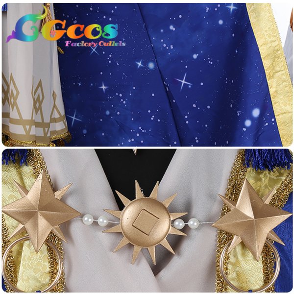 画像9: 星に願いを デュース・スペード トレイ・クローバー イデア・シュラウド コスプレ衣装 (9)