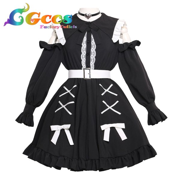 画像3: Re:ゼロから始める異世界生活 ガーリーコーデ レム ラム コスプレ衣装 (3)