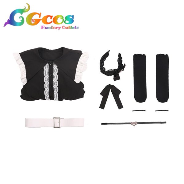 画像6: Re:ゼロから始める異世界生活 ガーリーコーデ レム ラム コスプレ衣装 (6)