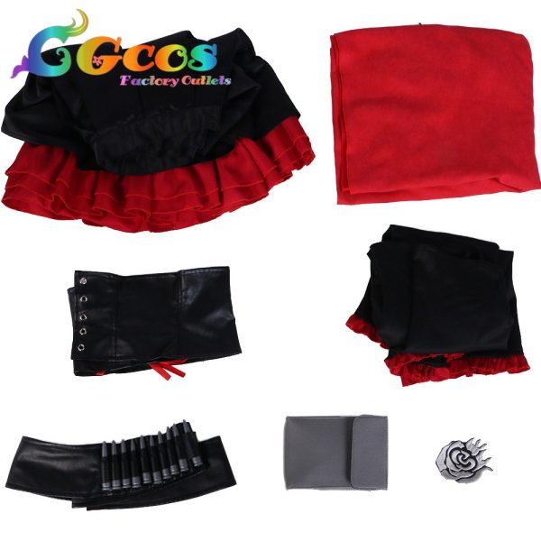 画像9: RWBY 氷雪帝国 ルビー・ローズ コスプレ衣装 (9)