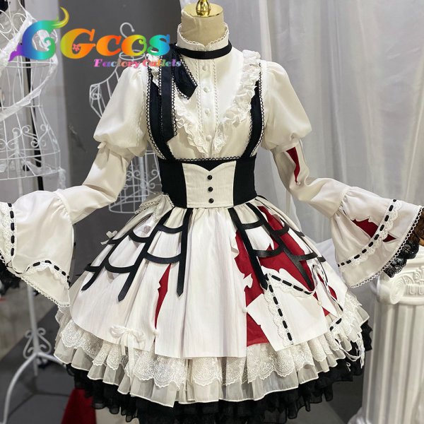 画像3: プロジェクトセカイ カラフルステージ! feat. 初音ミク 暁山瑞希 苦痛の綻花 失われてしまったもの コスプレ衣装 (3)